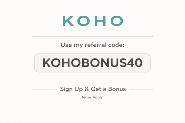 KOHO Financial Referral Code